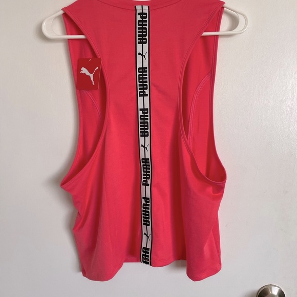 Puma Invert Crop Active Tank Top - Size L - Picture 2 of 11